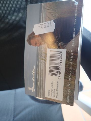 577782-6 New camping chair Isabella Loke chair low back