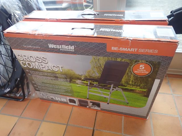 577786-1 2 new westfield cross compact camping chairs