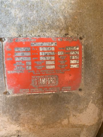 596940-4 Engine / Generator Stamford BS 5000/99
