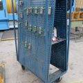 580850-3 Double tool stand on wheels
