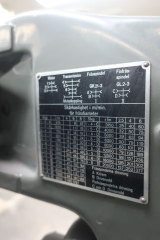 580899-8 Copy milling machine, Friedrich Deckel GK21