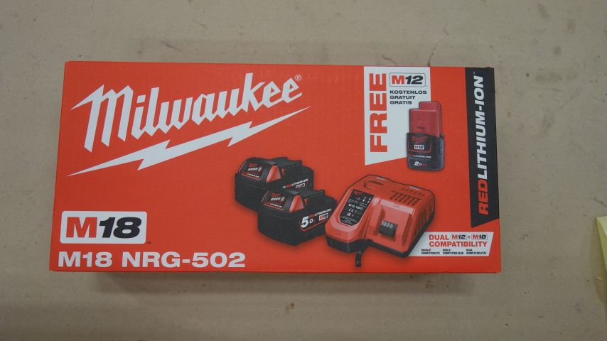 595610-2 Charging package Milwaukee M18 NRG-502