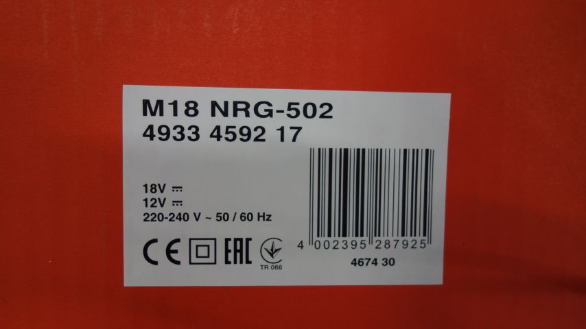 595610-3 Charging package Milwaukee M18 NRG-502