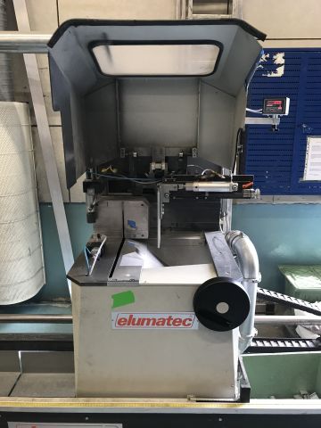 597782-2 Elumatec DG 142 double mitre aluminium saw (available after auction)