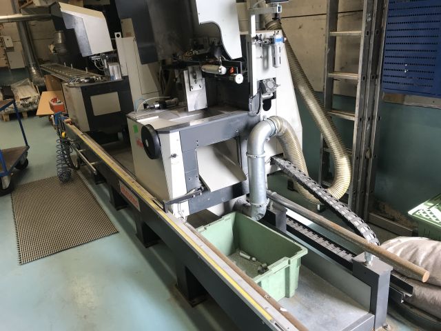 597782-6 Elumatec DG 142 double mitre aluminium saw (available after auction)