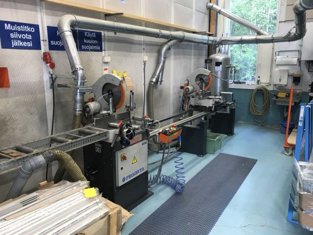 597783-1 Elumatec DG 79 double aluminium mitre saw (collection in December!)