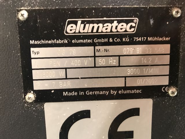 597783-7 Elumatec DG 79 double aluminium mitre saw (collection in December!)