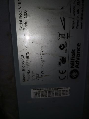 597806-6 Cleaning machine Nilfisk BR 850 CS