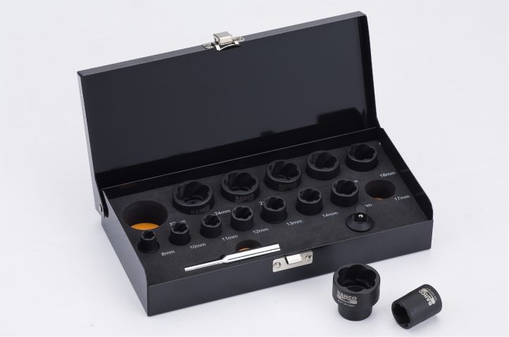 597565-1 Cutting sleeves Bahco BWTSP16 8-27 mm 16 parts