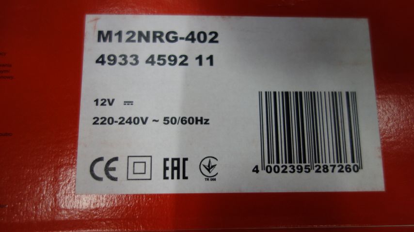 597650-4 Charging package Milwaukee M12 NRG-402