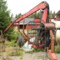 595673-6 Timmertrailer med kran Patruuna 55