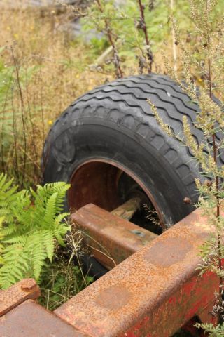 595673-16 Timmertrailer med kran Patruuna 55