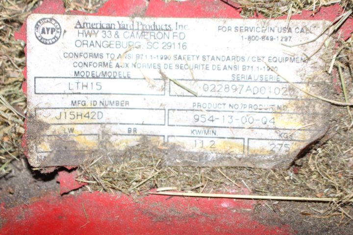 595694-6 Åkgräsklippare Jonsered LTH 15