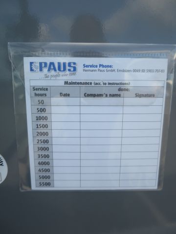 589329-43 Paus swing loader 10.7 -2019