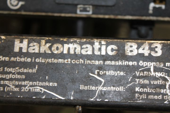 551001-5 Hako cleaning machine B43