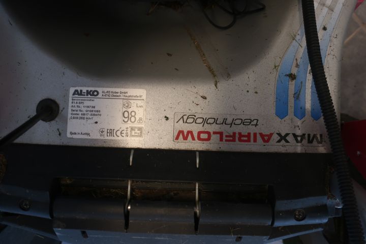 580948-9 Lawn mower, AL-KO 675iS start-up