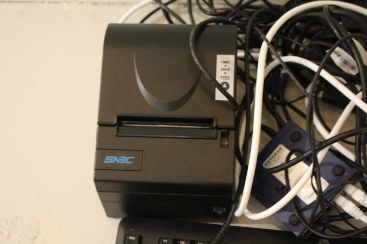 551114-4 HP LaserJet Pro M12w Printer and Receipt Printer, etc.