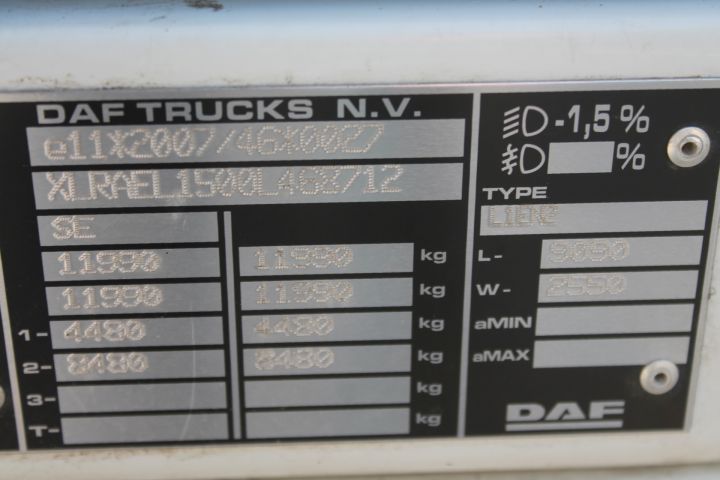 601890-40 DAF LF Aerobody -2017 84201 km  Reg.nr: XRF121