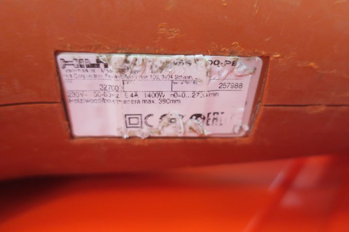 601381-3 Tiger saw HILTI WSR 1400 PE