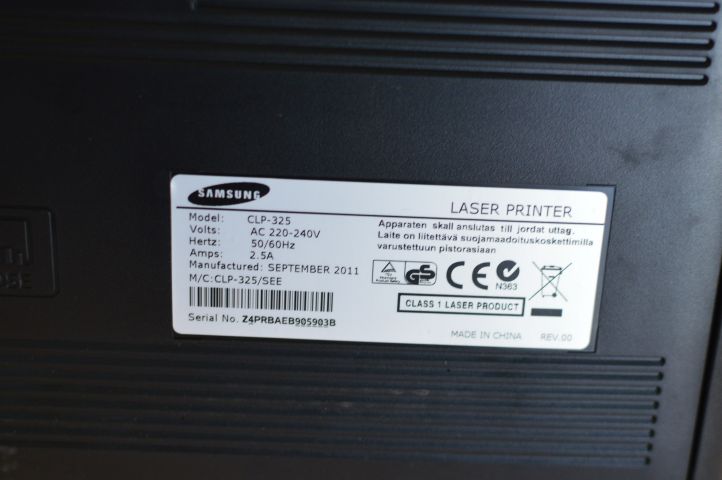 602099-5 Samsung Color Printer CLP-325