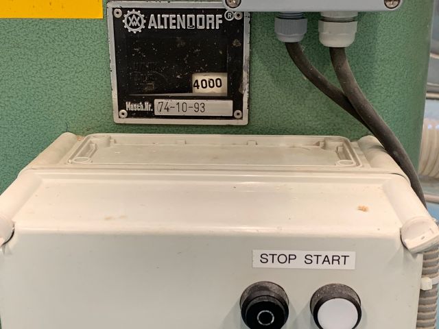 602299-2 Altendorf 4000 Table Saw + Dust Extraction Unit (available immediately)