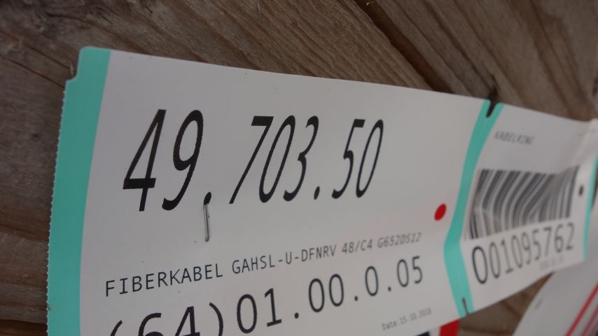 597716-4 Fiber cable GAHSL-U-DFNRV 48 / C4 G652D S12