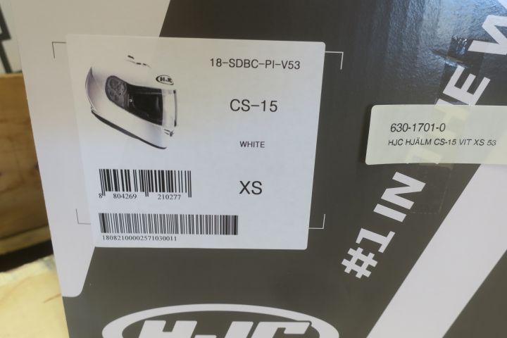 602228-3 MC helmet HJC CS-15 white strl XS