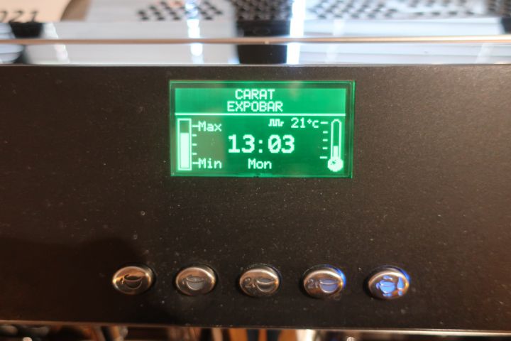 581021-7 Espresso machine, EXPOBAR CARAT 1GR TS black