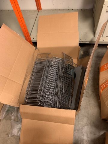 559883-8 Hestra store interior, 2 sections including lots with spear etc.