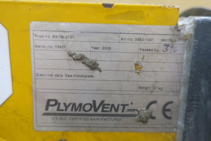 603487-3 Exhaust Extractor Plymovent BSFM-2101