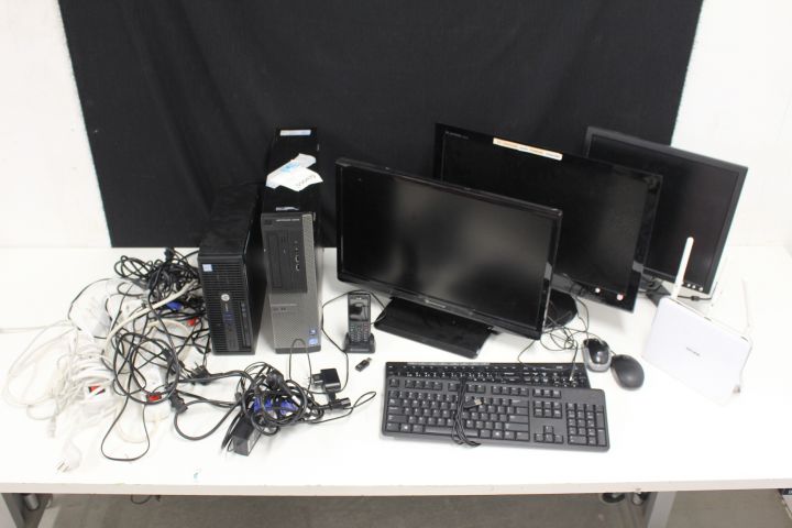 550479-2 Computer packages - HP Prodesk and Dell Optiplex 3010 with 3 screens etc.