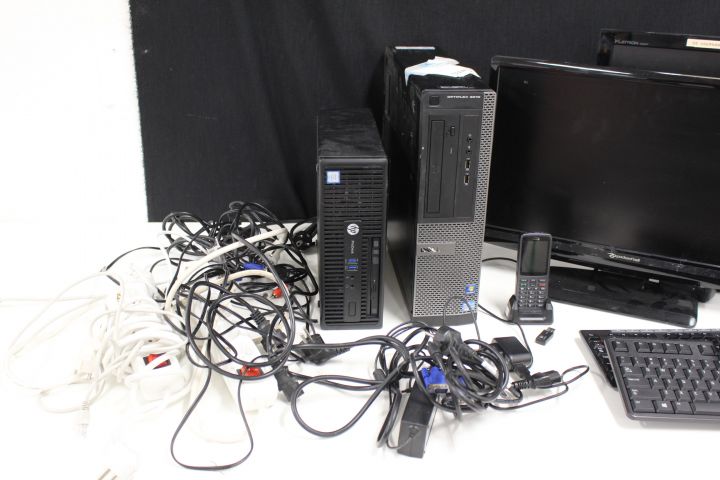 550479-3 Computer packages - HP Prodesk and Dell Optiplex 3010 with 3 screens etc.