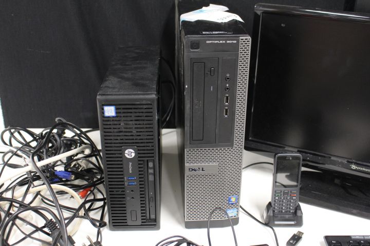 550479-4 Computer packages - HP Prodesk and Dell Optiplex 3010 with 3 screens etc.