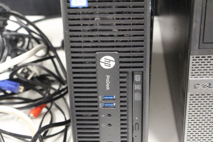 550479-6 Computer packages - HP Prodesk and Dell Optiplex 3010 with 3 screens etc.