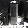550479-7 Computer packages - HP Prodesk and Dell Optiplex 3010 with 3 screens etc.