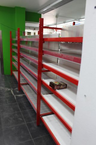 594836-10 Butikshyllor 14 sektioner