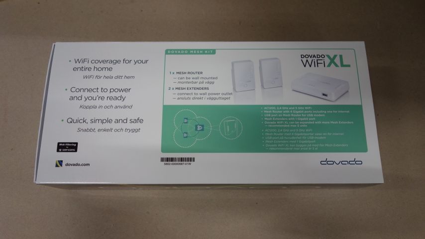 605040-3 Dovado Mesh XL Mesh System AC1200
