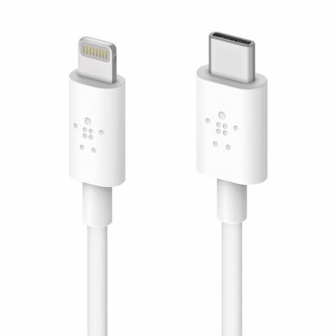 605169-1 5 Belkin Mixit USB-C to Lightning cable 1.2 m White