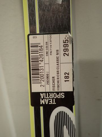 575982-2 Cross-country ski Fischer CSR Classic NIS, length: 182 cm