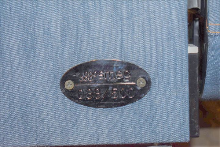 571813-10 Refrigerator with freezer compartment 60 cm (Denim no. 88/500) Smeg FAB28RDB - demo