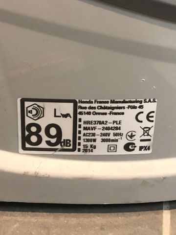 437222-6 Lawn Mower Honda HRE 370