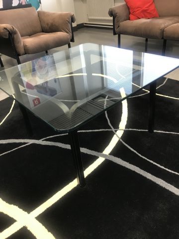 608203-1 Glass table - Alvar Aalto, Artek - 100 x 100cm