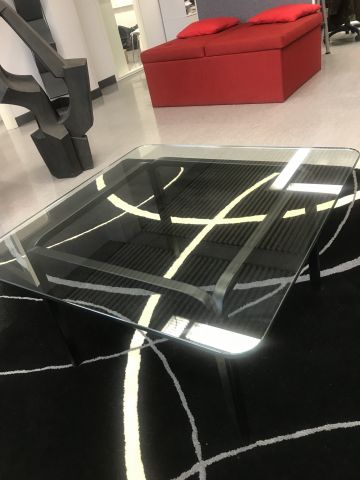 608203-3 Glass table - Alvar Aalto, Artek - 100 x 100cm