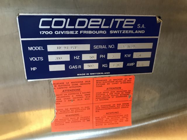 609574-6 Soft ice cream machine COLDELITE