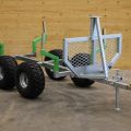 610400-2 Timber wagon for flatbed ATV (1500 kg load capacity)