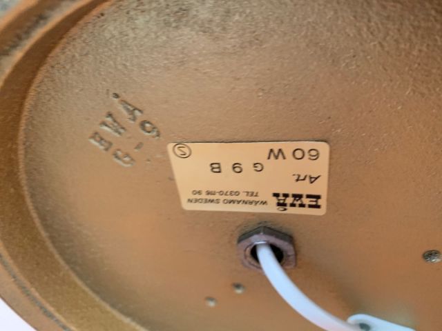 560337-3 Floor lamp Ewå G9 with Josef Frank screen