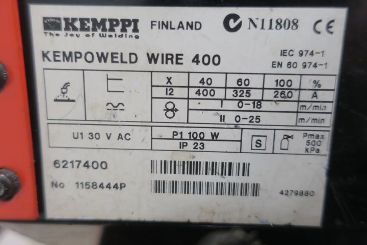 596226-10 Migwelder Kemppi Kempoweld 4000W