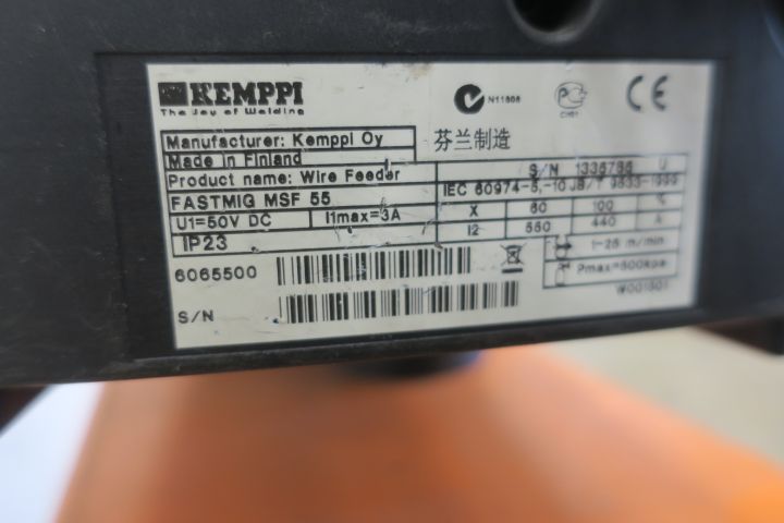 596229-5 Migwelder Kemppi FastMig KMS 400 Synergic