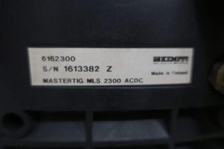 596246-7 Tigwelder Kemppi MasterTig MLS 2300 AC / DC