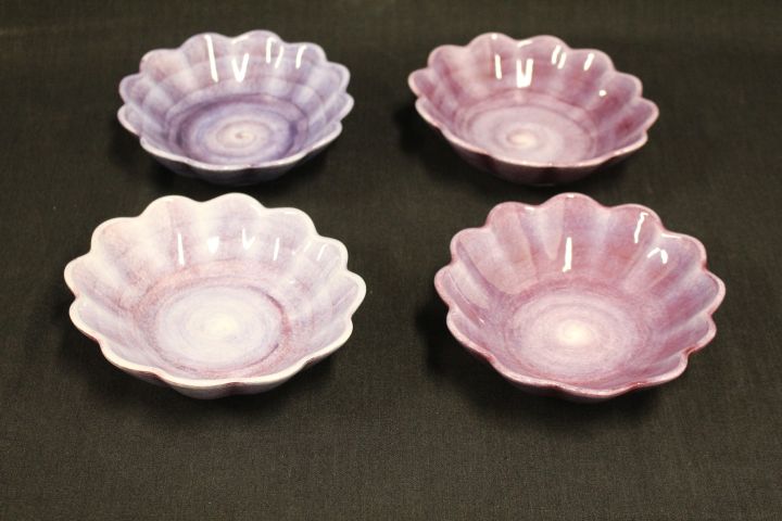602938-2 Oyster bowl Mateus purple 4 pcs